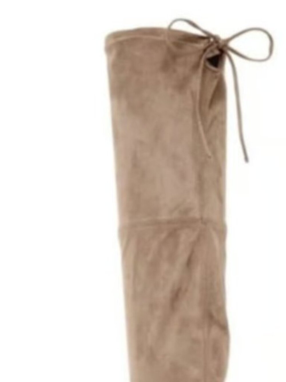 New Size 7.5 Steve Madden Slayer Over the Knee Taupe Boots (ABBA) - Picture 4 of 15